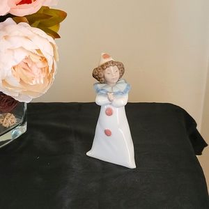 Lladro Nao Daisa Circus Clown HARLEQUIN Pierrot Porcelain Figurine DamagedFinger